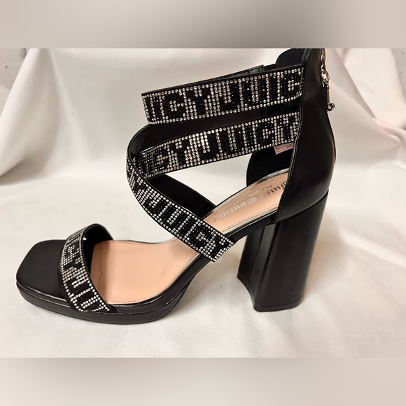Juicy Couture Sparkly Platform Heels, size 9 - Picture 4 of 8